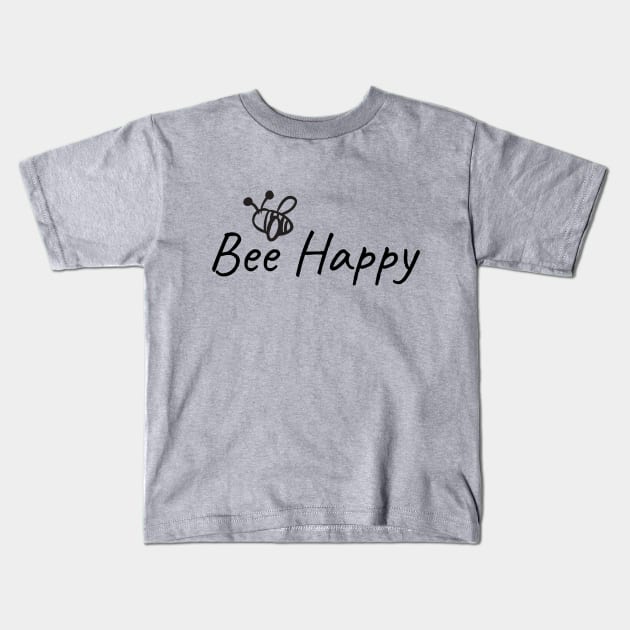 Bee Happy Kids T-Shirt by Dreamer's Masquerade